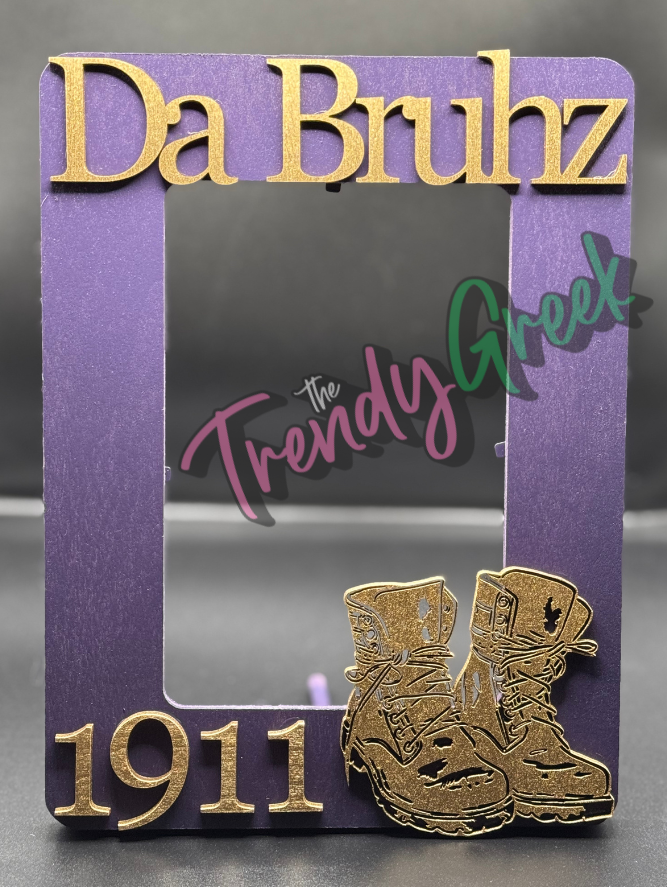 Fraternity Picture Frame | Gift For Him | Probate | Initiation Gift | Alpha | Kappa | Que | Sigma