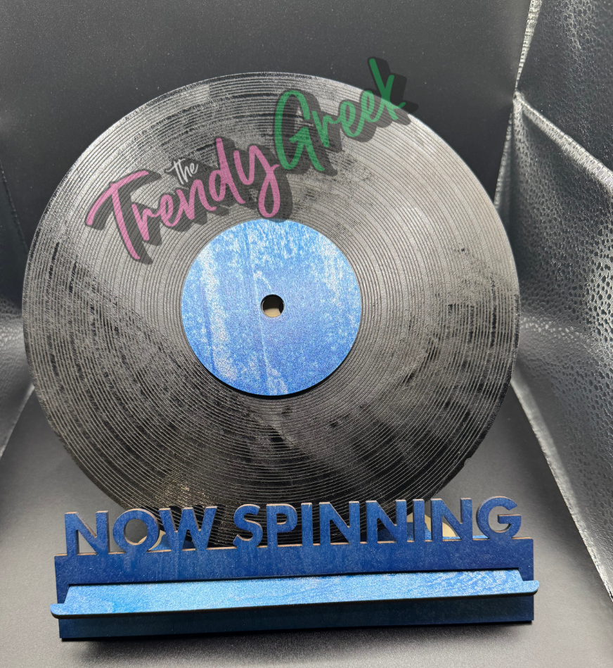 Personalize Wood Record