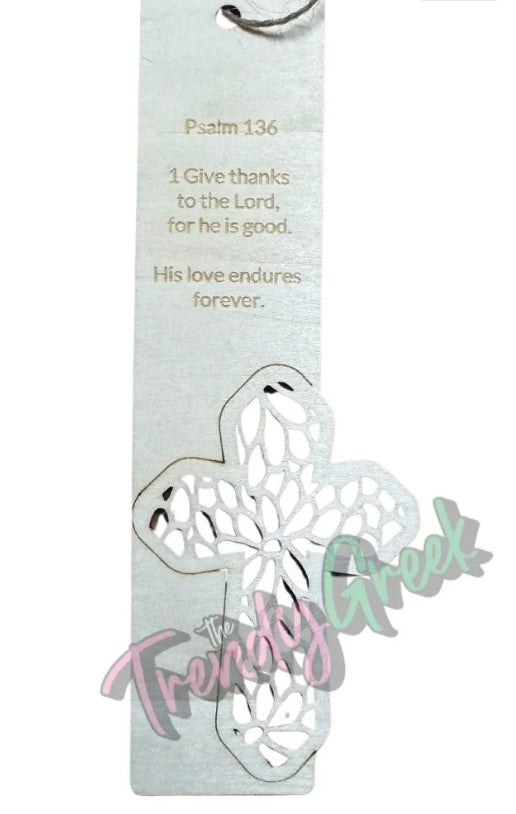 Custom Wood Bookmark l Wood bookmarks l Engraved l Cross l Bible Quote l Gift, Gift for him l Gift for her l Self gift | Personalize