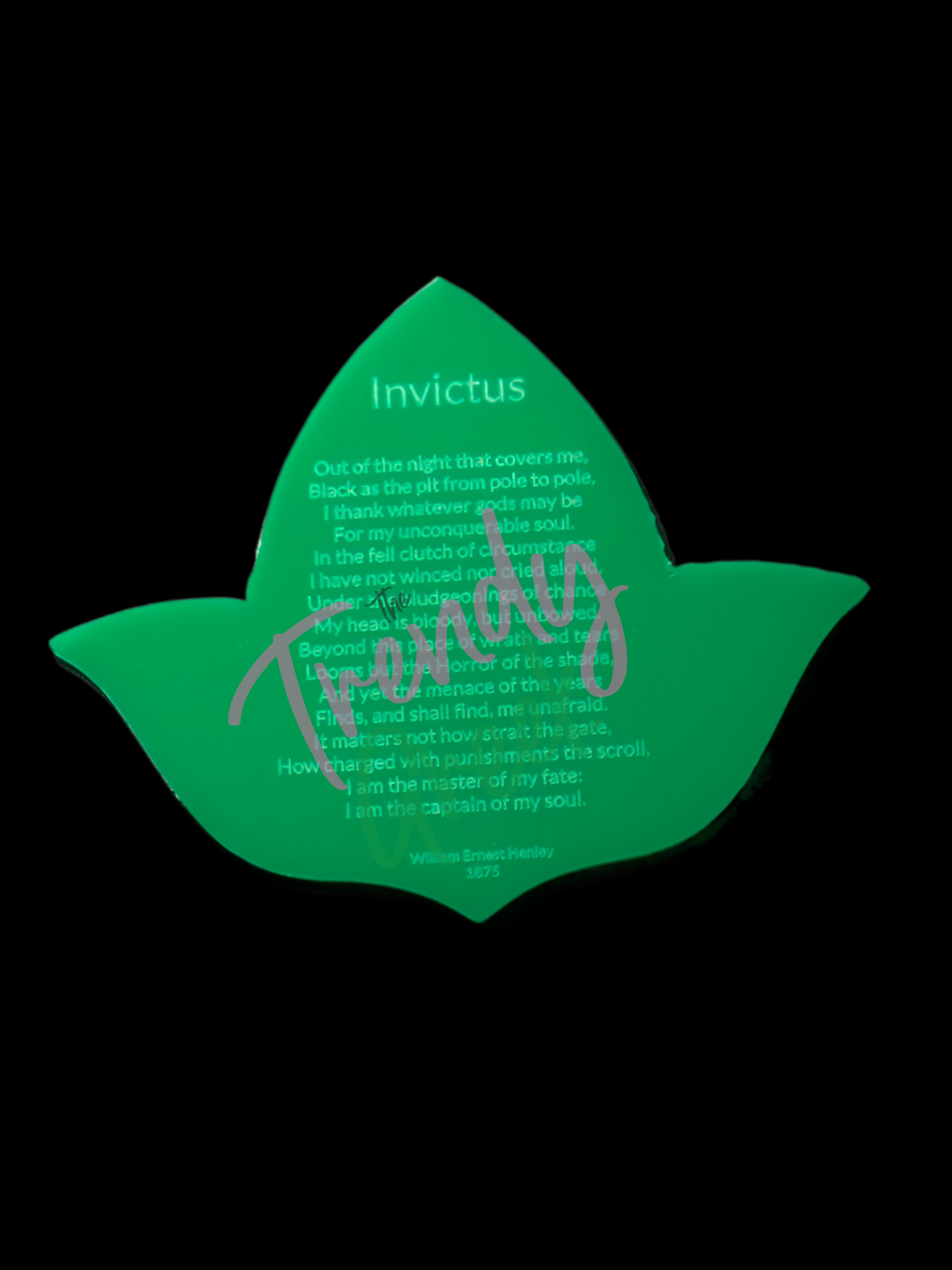 Custom Engraved Wide Ivy