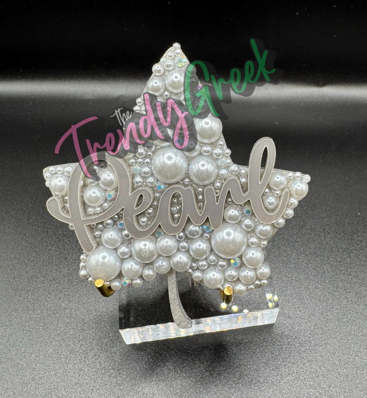 Sorority Lapel Pin Pearl Life Ivy