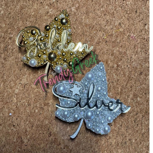 Sorority Lapel Pin: Silver Life