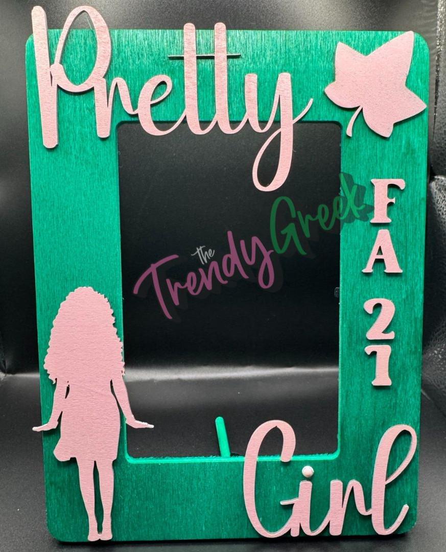 Sorority Picture Frame | Milestones | Soror | Sorority Gift | Gift For Her | Silver | Golden | Pearl | Probate | Initiation Gift
