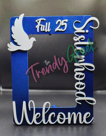 Sorority Picture Frame_Dove_1922