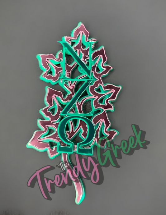 Sorority Lapel Pin | Sorority Pin | Soror Pin | AKA | Sorority Gift | Gift For Her | Name Badge | Chapter | Committee Ivy Vine