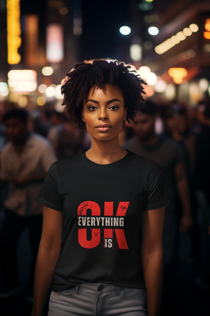 Everything is Ok _ Red_Bella Canvas