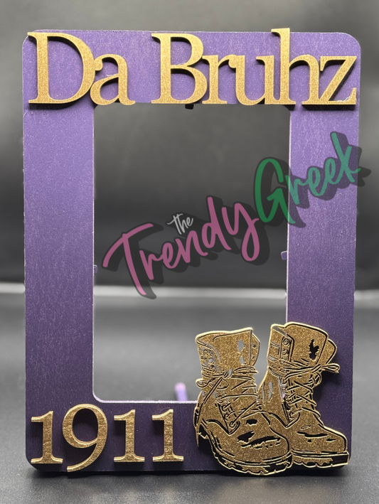 Fraternity Picture Frame  | Gift For Him | Probate | Initiation Gift | Alpha | Kappa | Que | Sigma