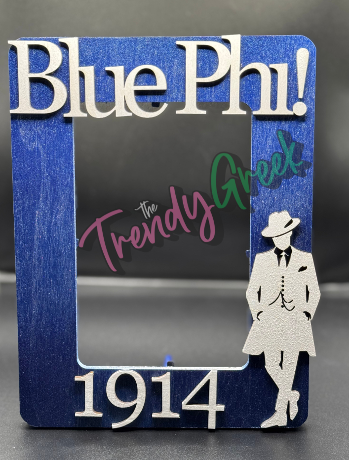 Fraternity Picture Frame  | Gift For Him | Probate | Initiation Gift | Alpha | Kappa | Que | Sigma