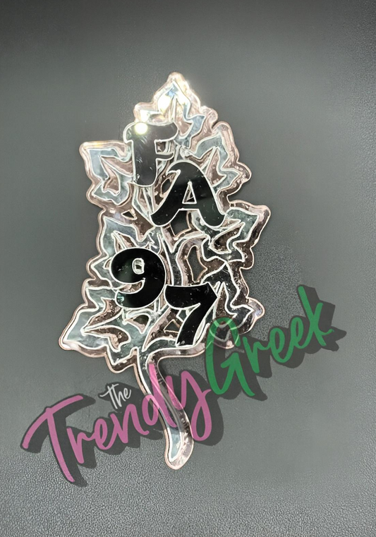 Sorority Lapel Pin | Sorority Pin | Soror Pin | AKA | Sorority Gift | Gift For Her | Name Badge | Ivy Vine Year