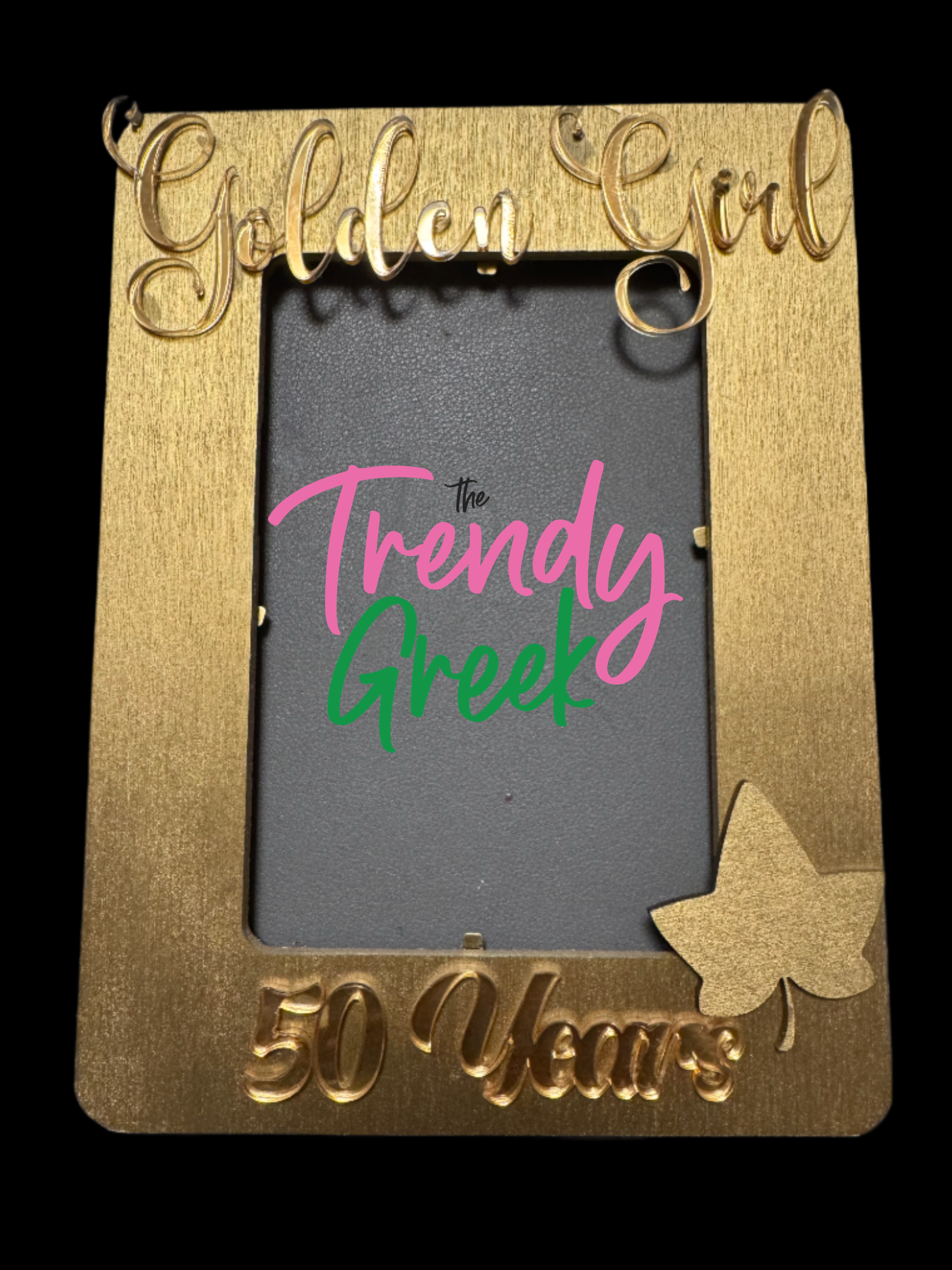 Sorority Picture Frame_ Golden