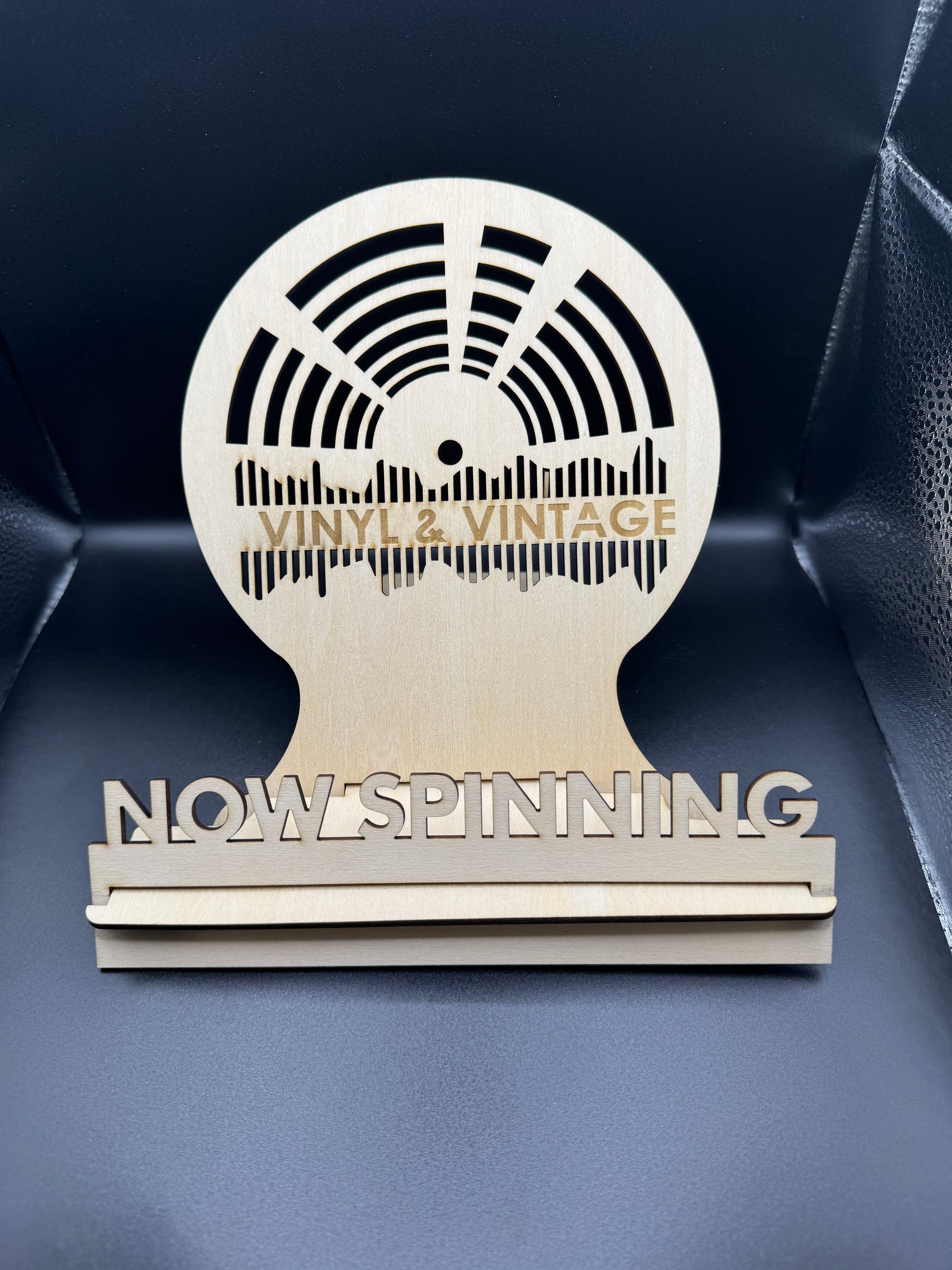 Personalize Acrylic or Wood Record