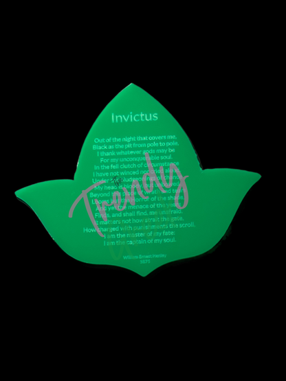 Custom Ivy Wood or Acrylic Certificate