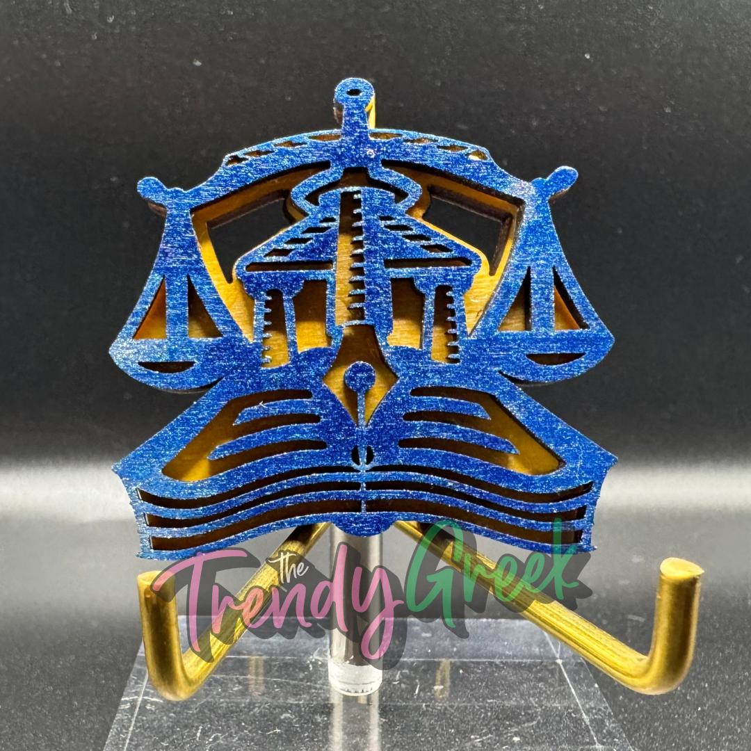 Sorority Lapel Pin | Sorority Pin | Soror Pin | Sorority Gift | Gift For Her | Name Badge | Lady Esquire Sorority Pin