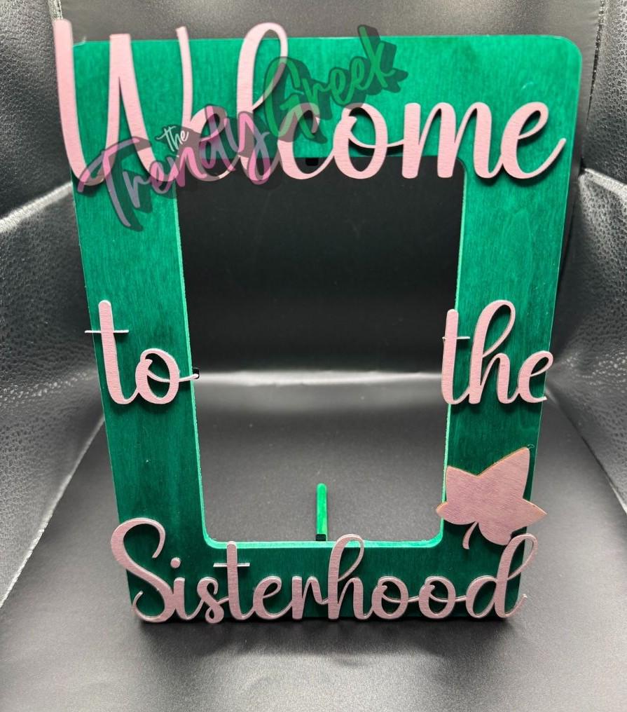 Sorority Picture Frame | Milestones | Soror  | Sorority Gift | Gift For Her | Silver | Golden | Pearl |  Probate | Initiation Gift